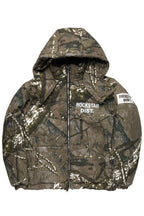 Bevis Grey Tree Camo Puffer Jacket