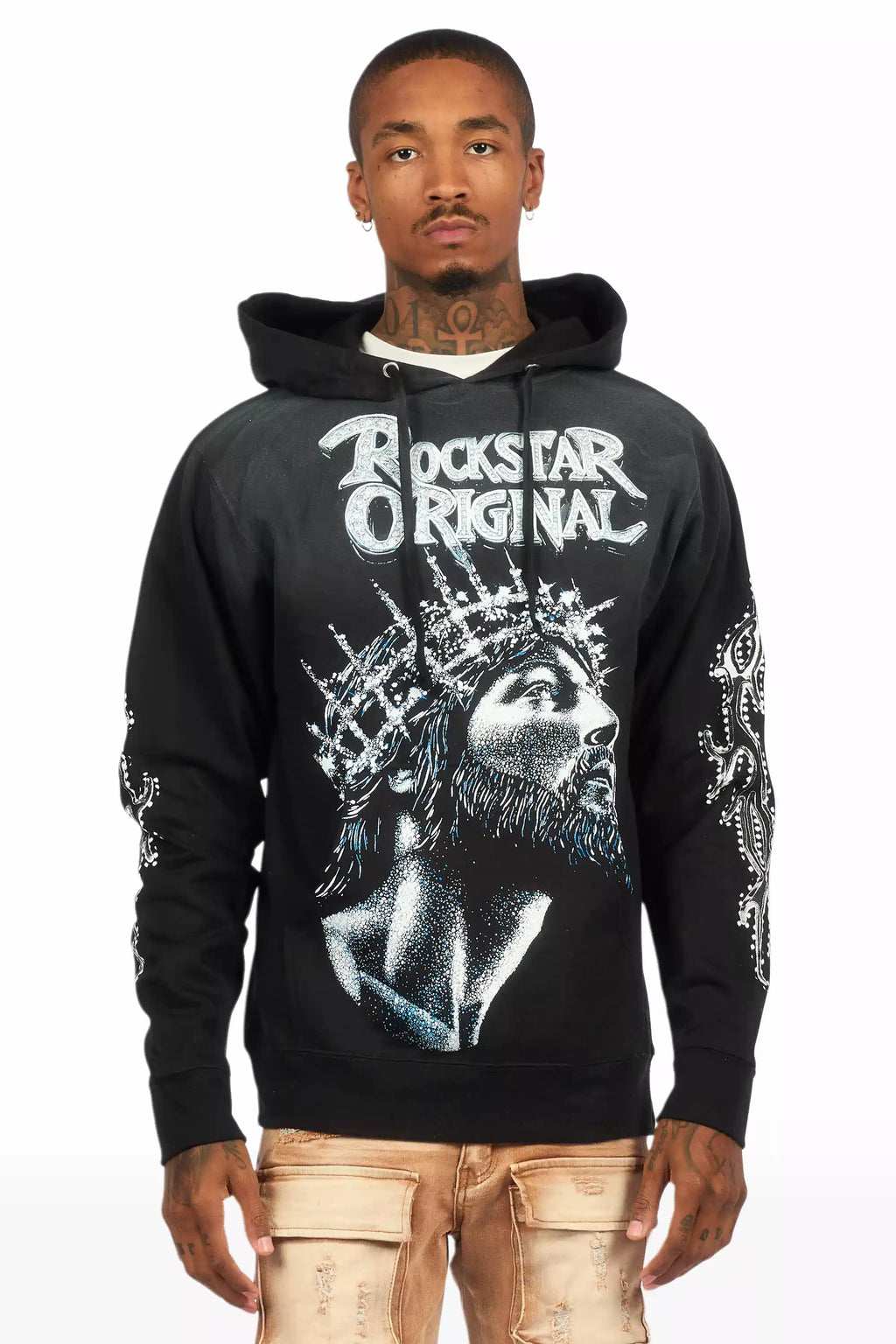 Darius Black Graphic Hoodie
