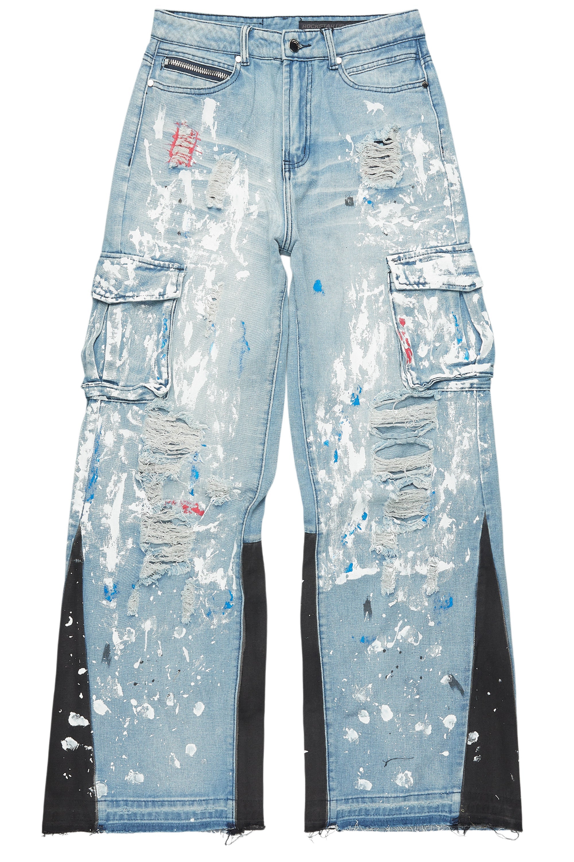Dallin Blue Painter Baggy Cargo Jean
