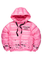 Art Dist. 2.0 Pink Puffer Jacket