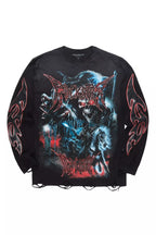 Aprylle Black Graphic Long Sleeve Tee