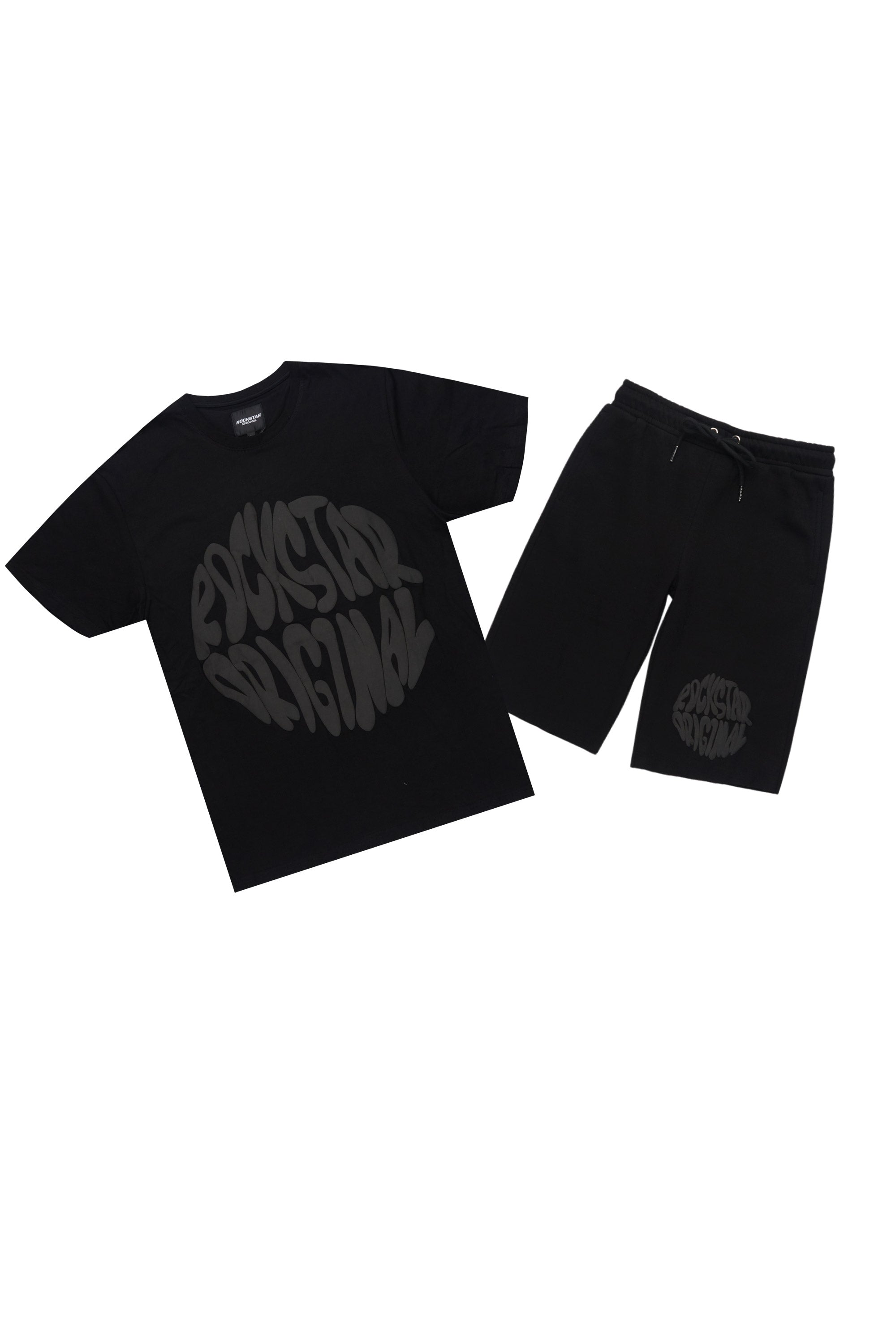 Thierry Black/Black T-Shirt/Short Set