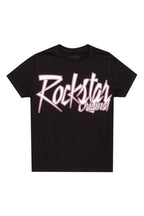 Girls Kalie Black Graphic T-Shirt
