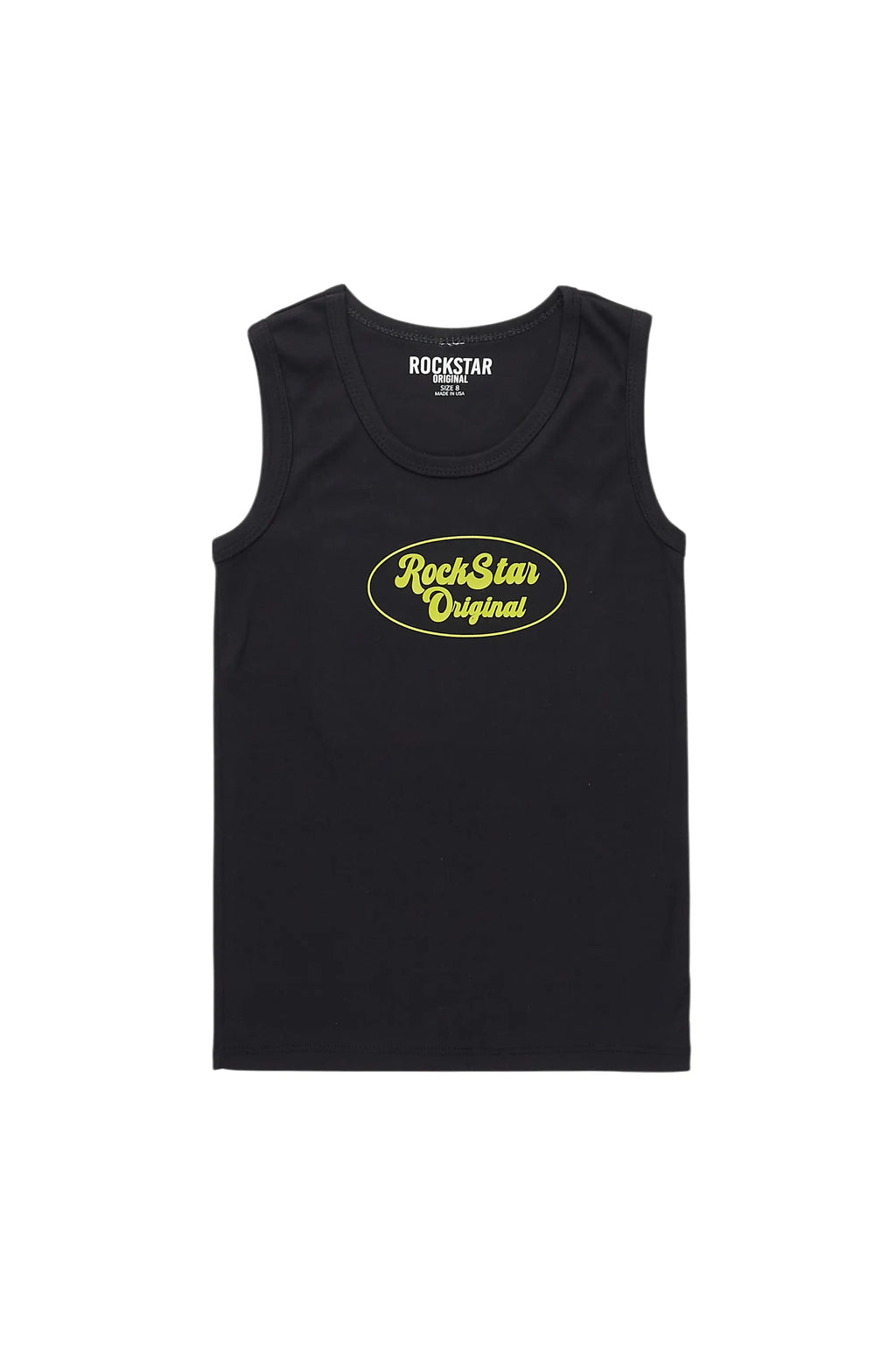 Girls Noir Black Tank Top
