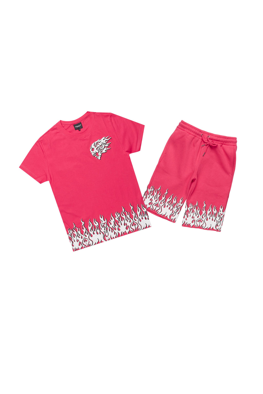 Boys Bubble Pink T-Shirt/Short Set