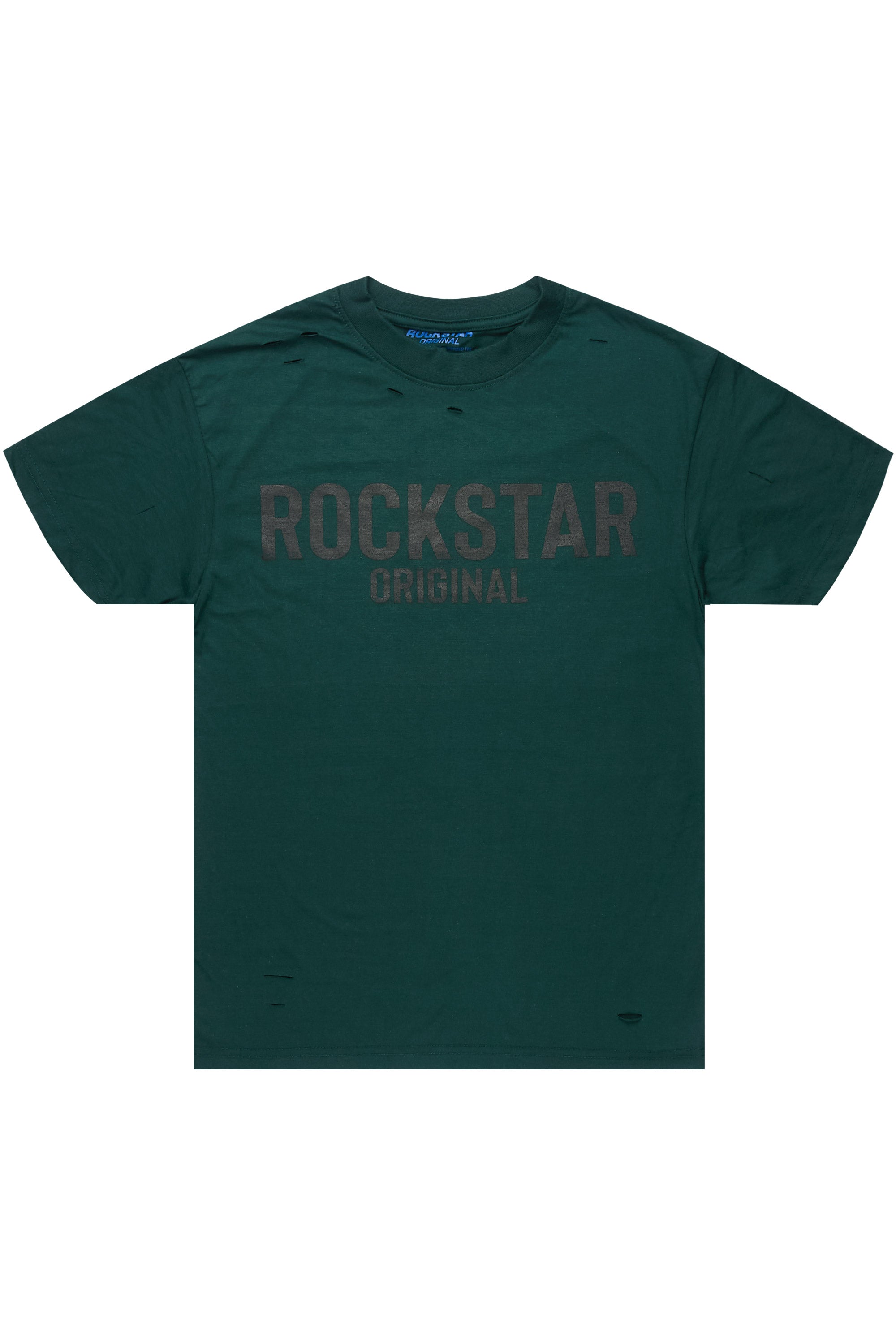 Sana 2.0 Dark Green/Black Oversized Graphic T-Shirt