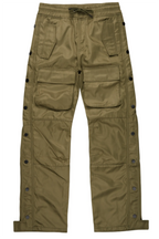 Yuri Olive Nylon Pants