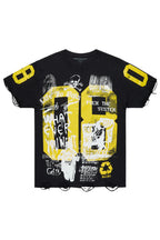Kammile Black/Yellow Oversized T-Shirt