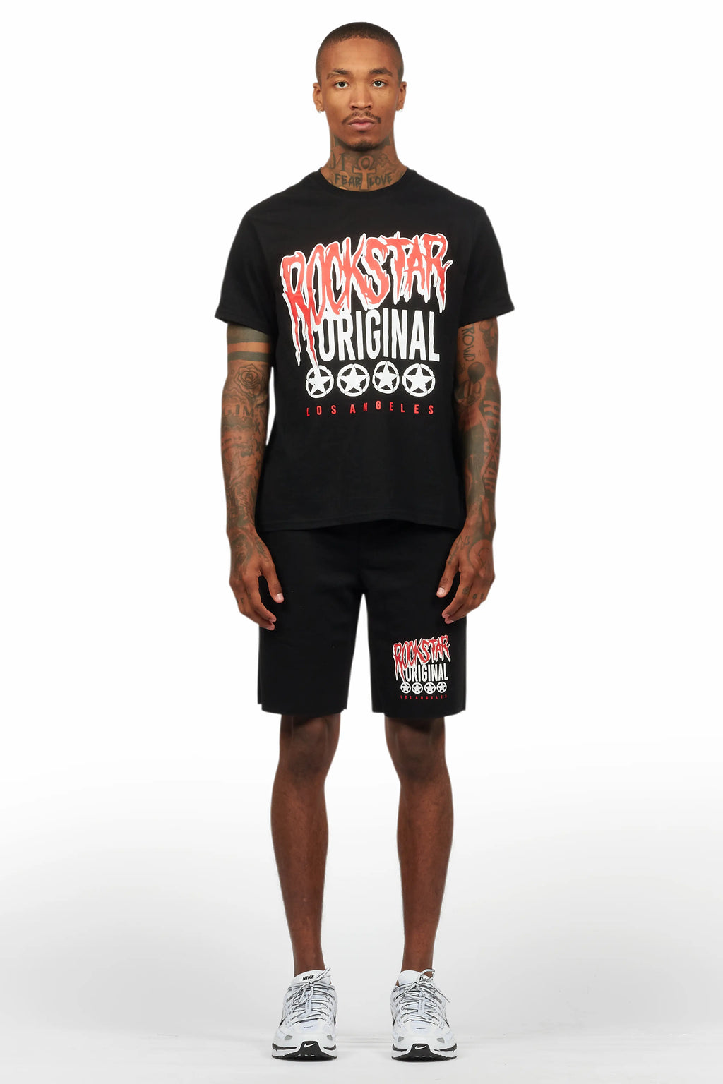 Wizzurd Black T-Shirt/Short Set