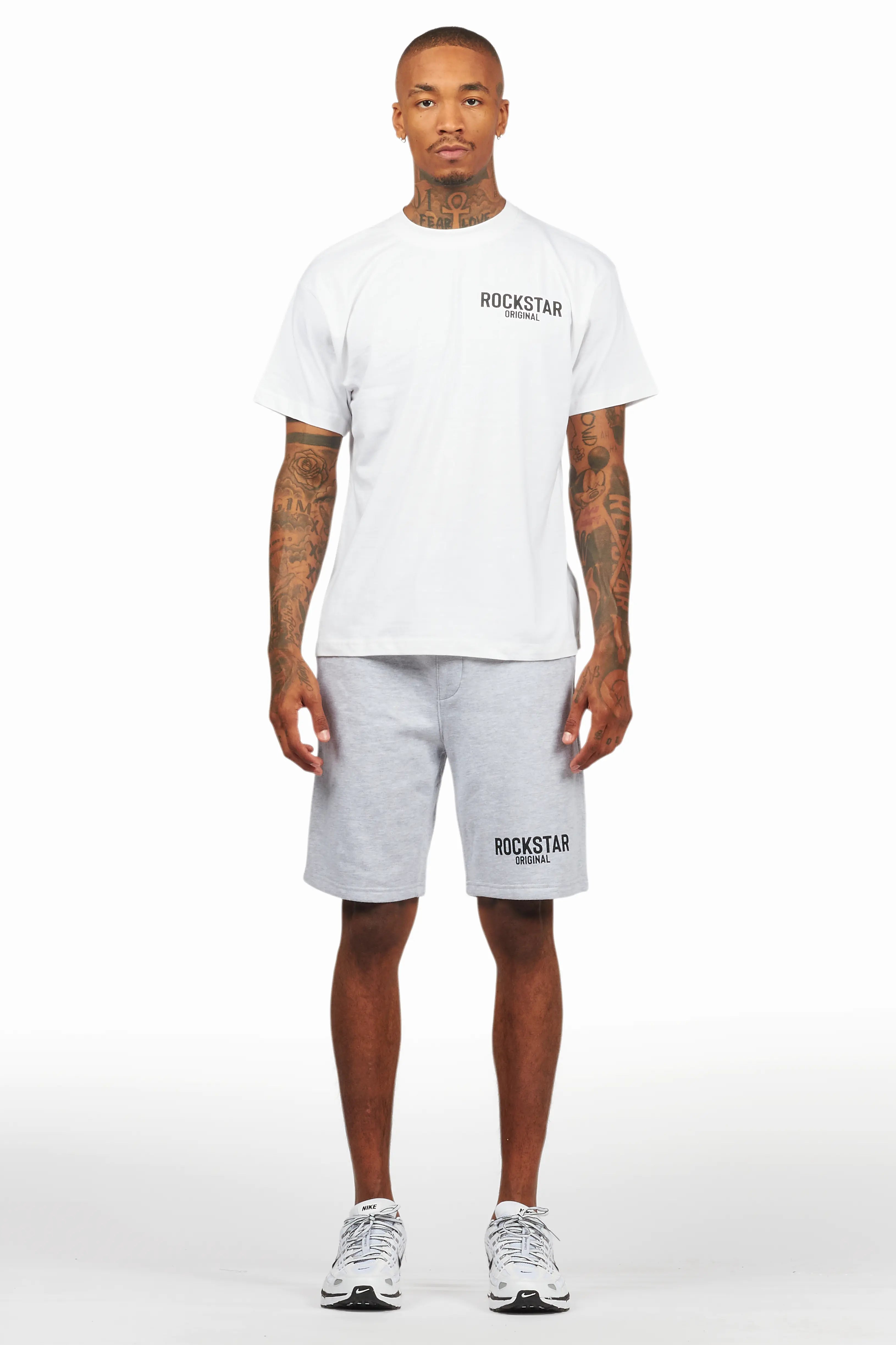 Sana Grey/Black Short Set