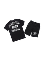 Boys Lex Black T-Shirt/Short Set
