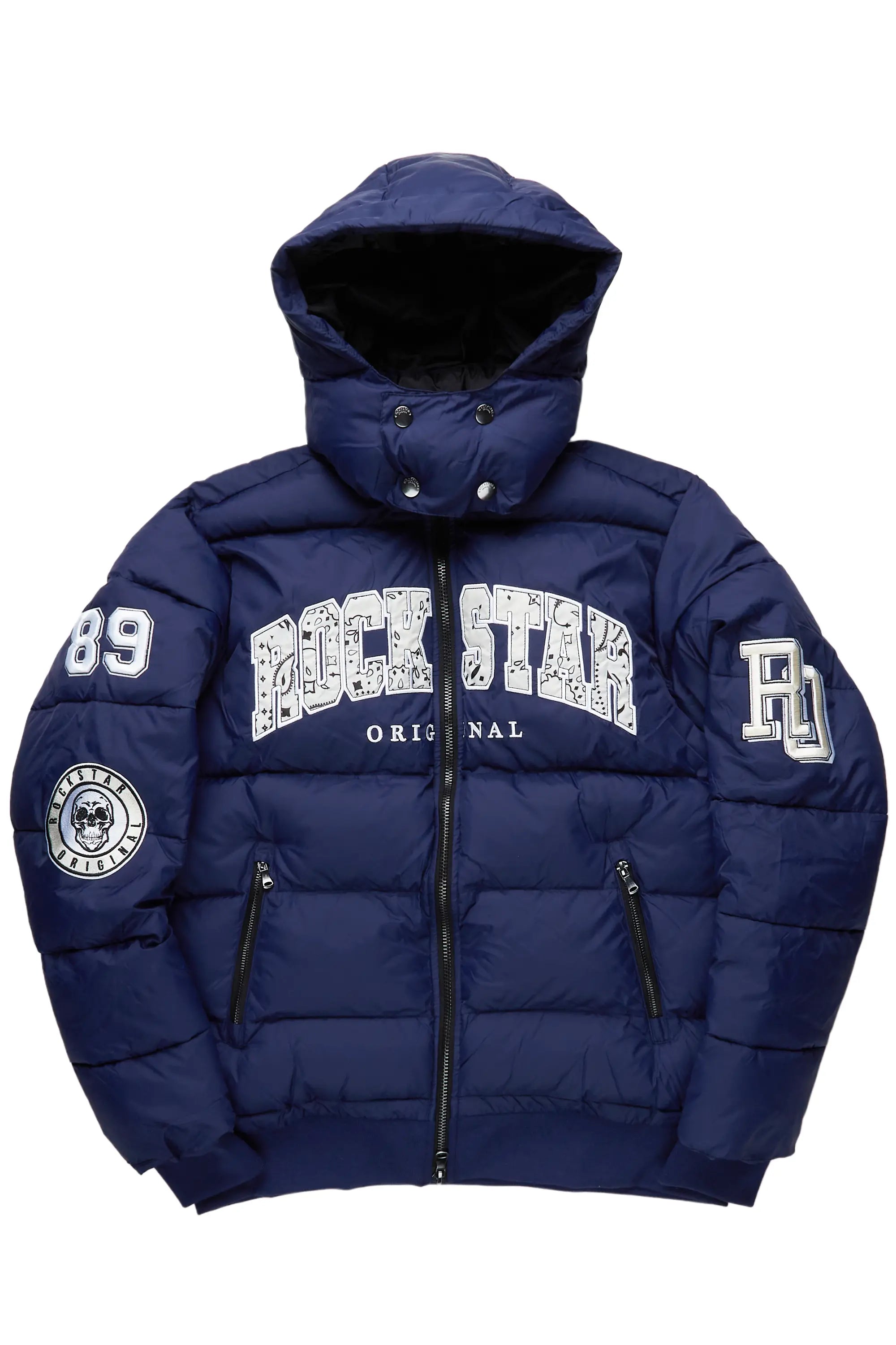 Bronx Navy Heavy Puffer Jacket