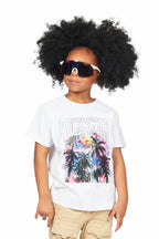 Girls Sophia White Graphic T-Shirt