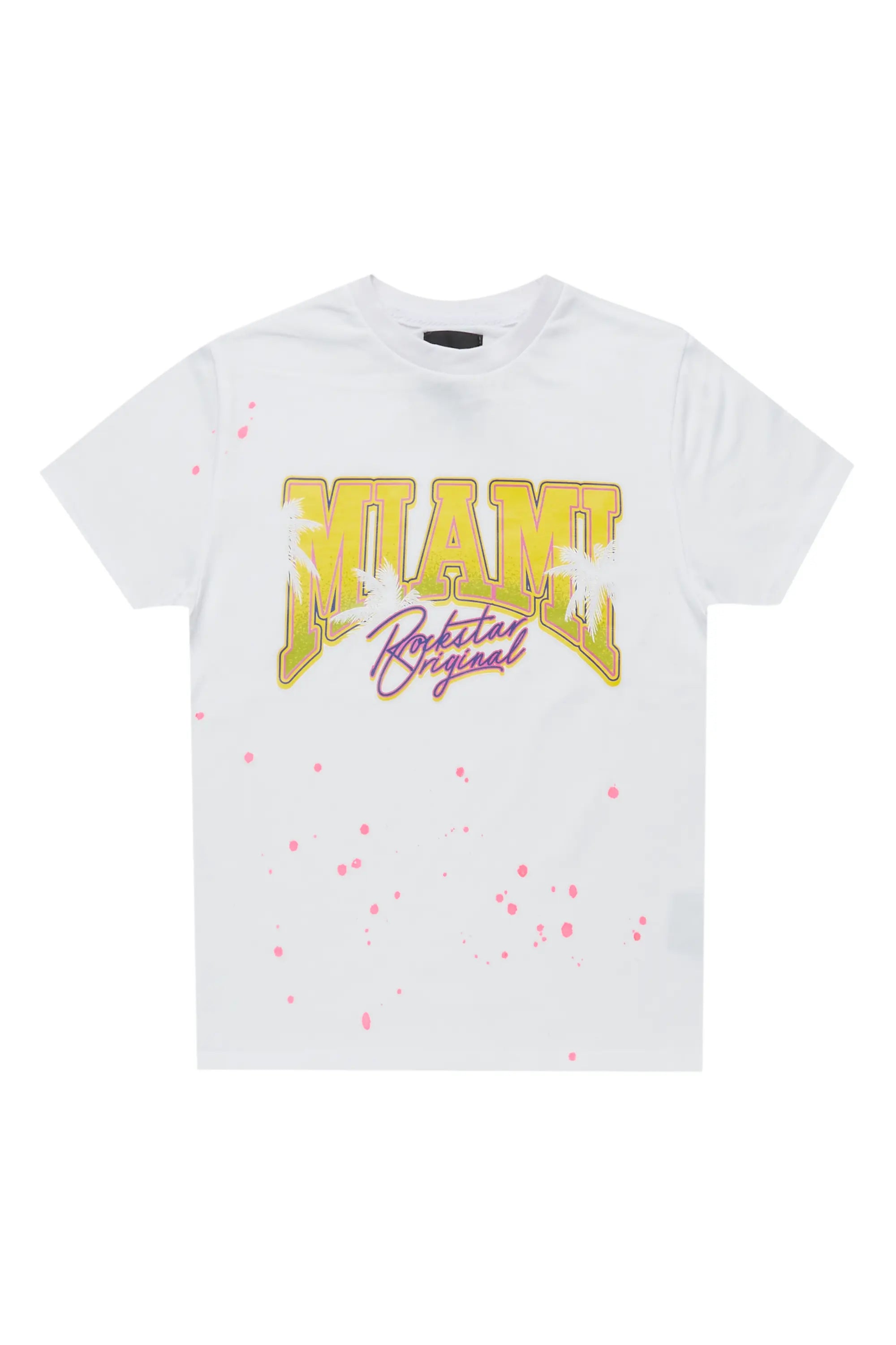 Girls Mila White Graphic T-Shirt