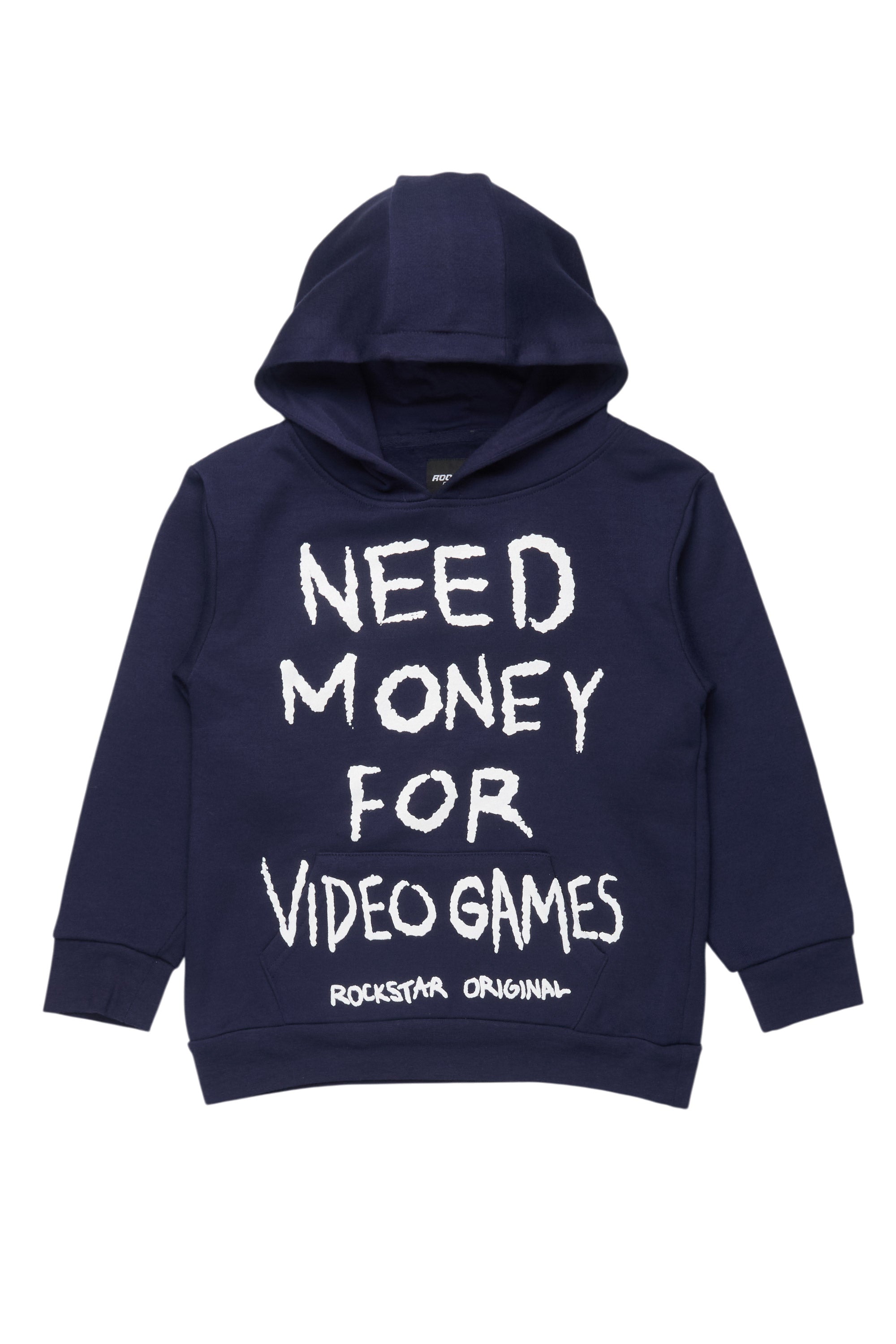 Boys M4 Video Games Navy/White Graphic Hoodie