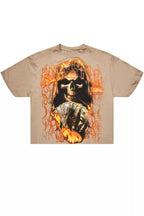 Rome Beige/Multi Oversized Graphic T-Shirt