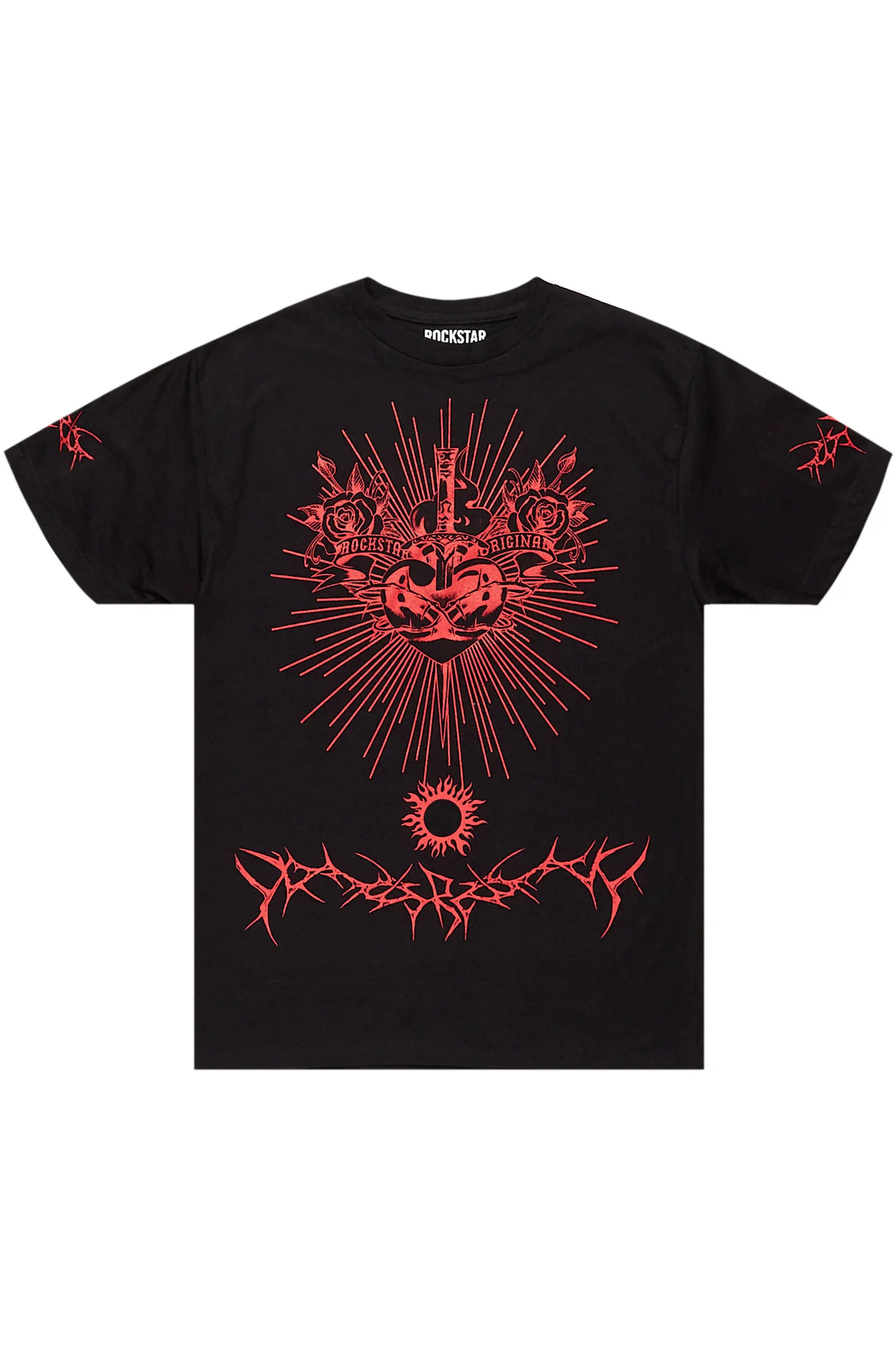 Leander Black Graphic T-Shirt