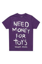 Boys M4Toys Purple/White Graphic T-Shirt