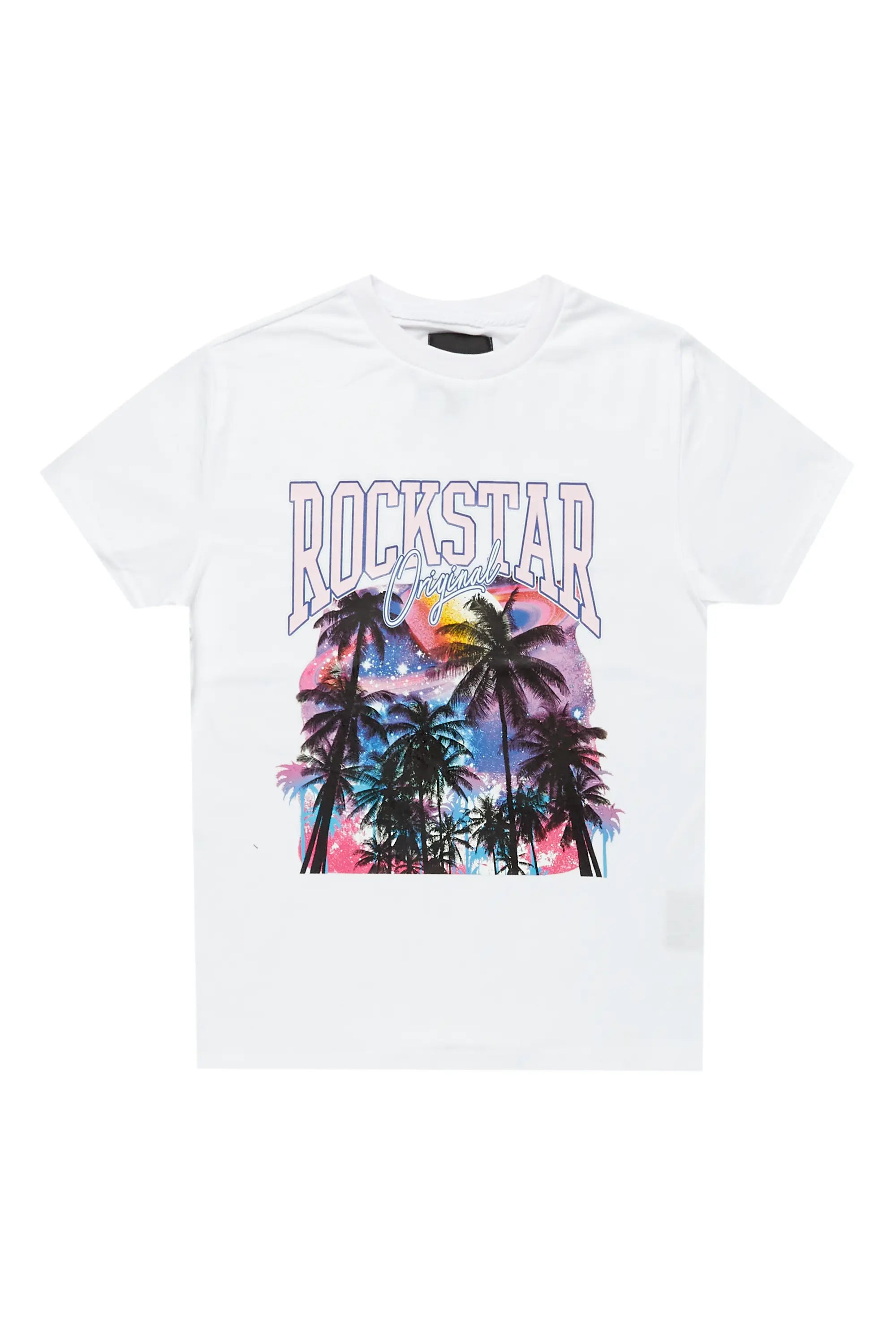 Girls Sophia White Graphic T-Shirt