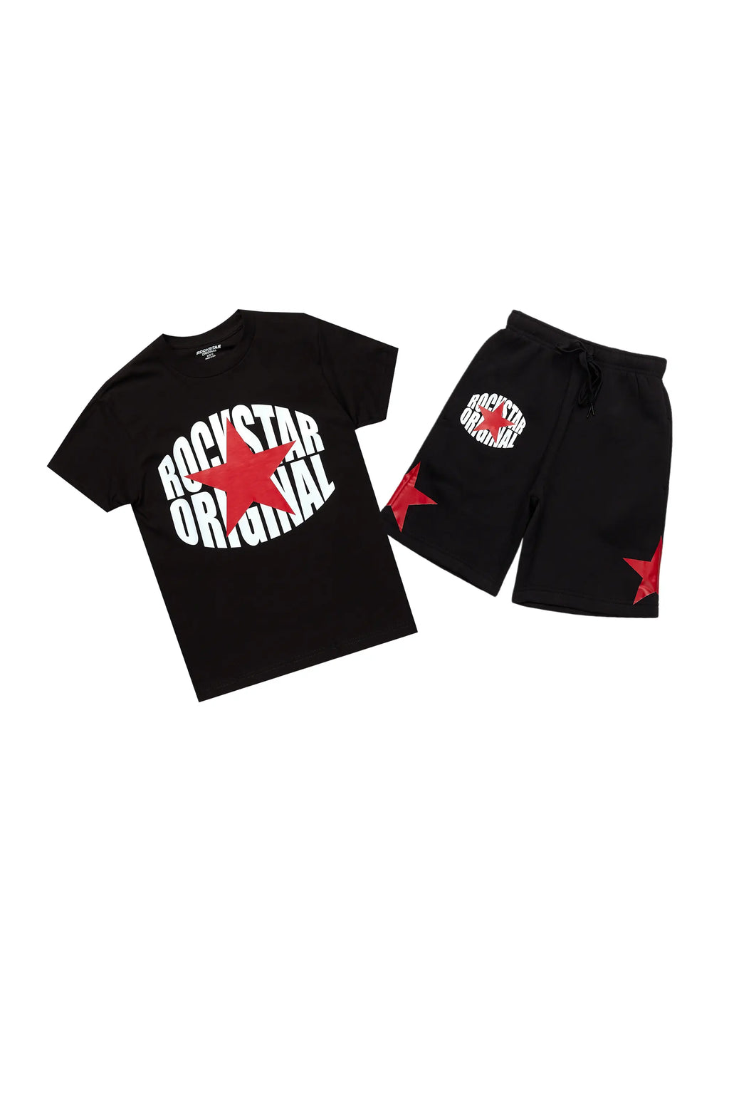 Boys State Black T-Shirt/Short Set