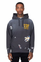 Mancha Charcoal Graphic Hoodie