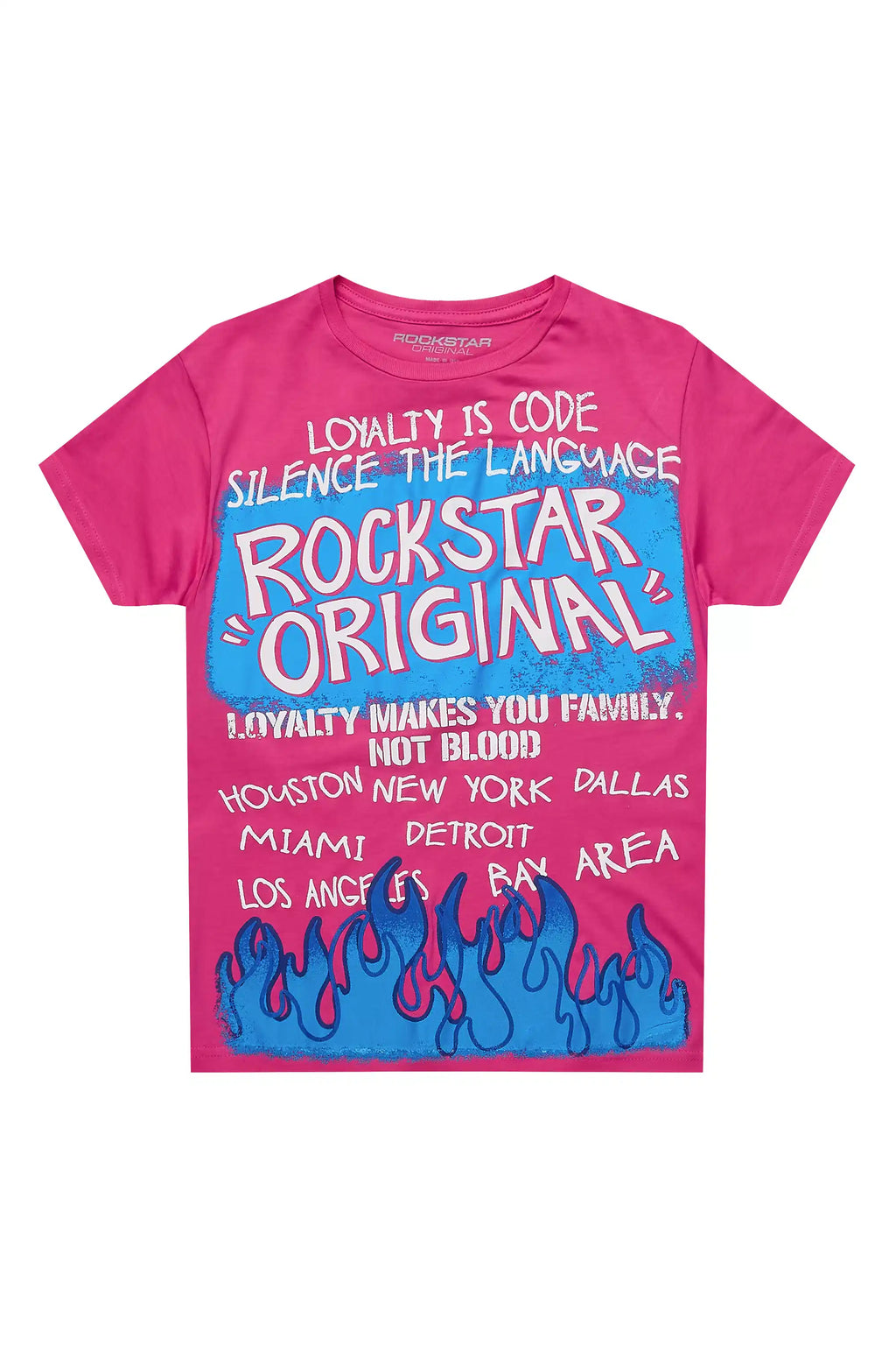 Girls Bridgette Hot Pink Graphic T-Shirt