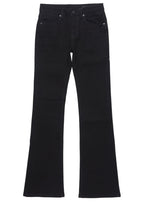 Boys Drick Jet Black Regular Fit Flare Jean