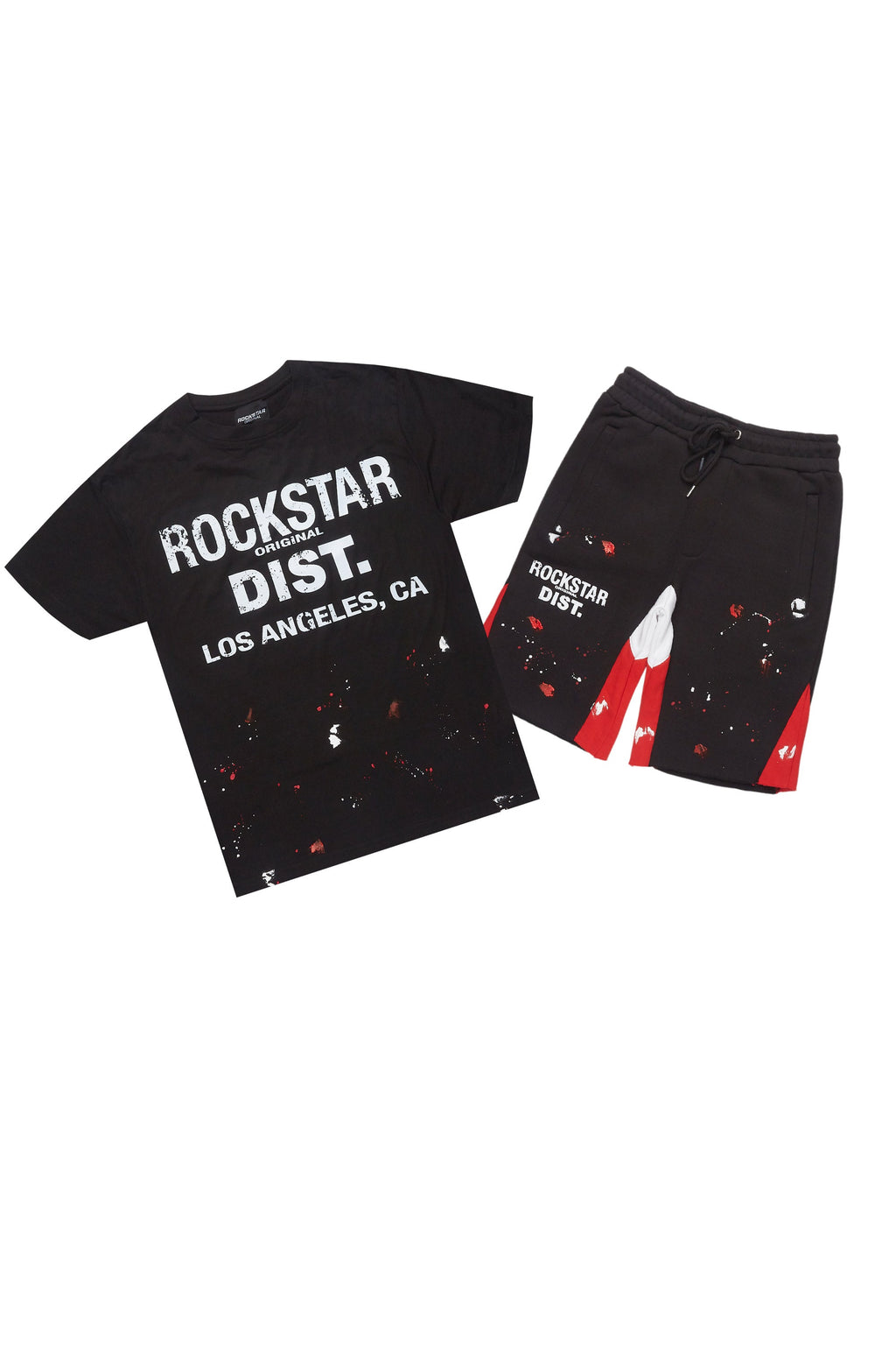 Scottie Black Painter T-Shirt/Short Set