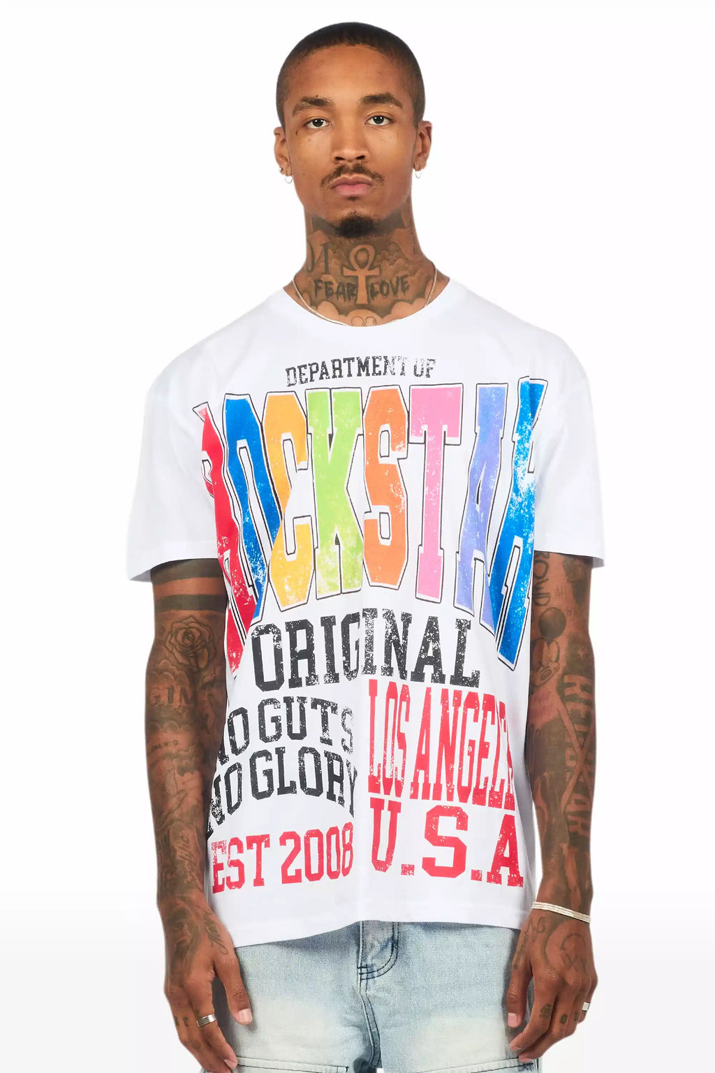 Keen White/Multi Oversized Graphic T-Shirt