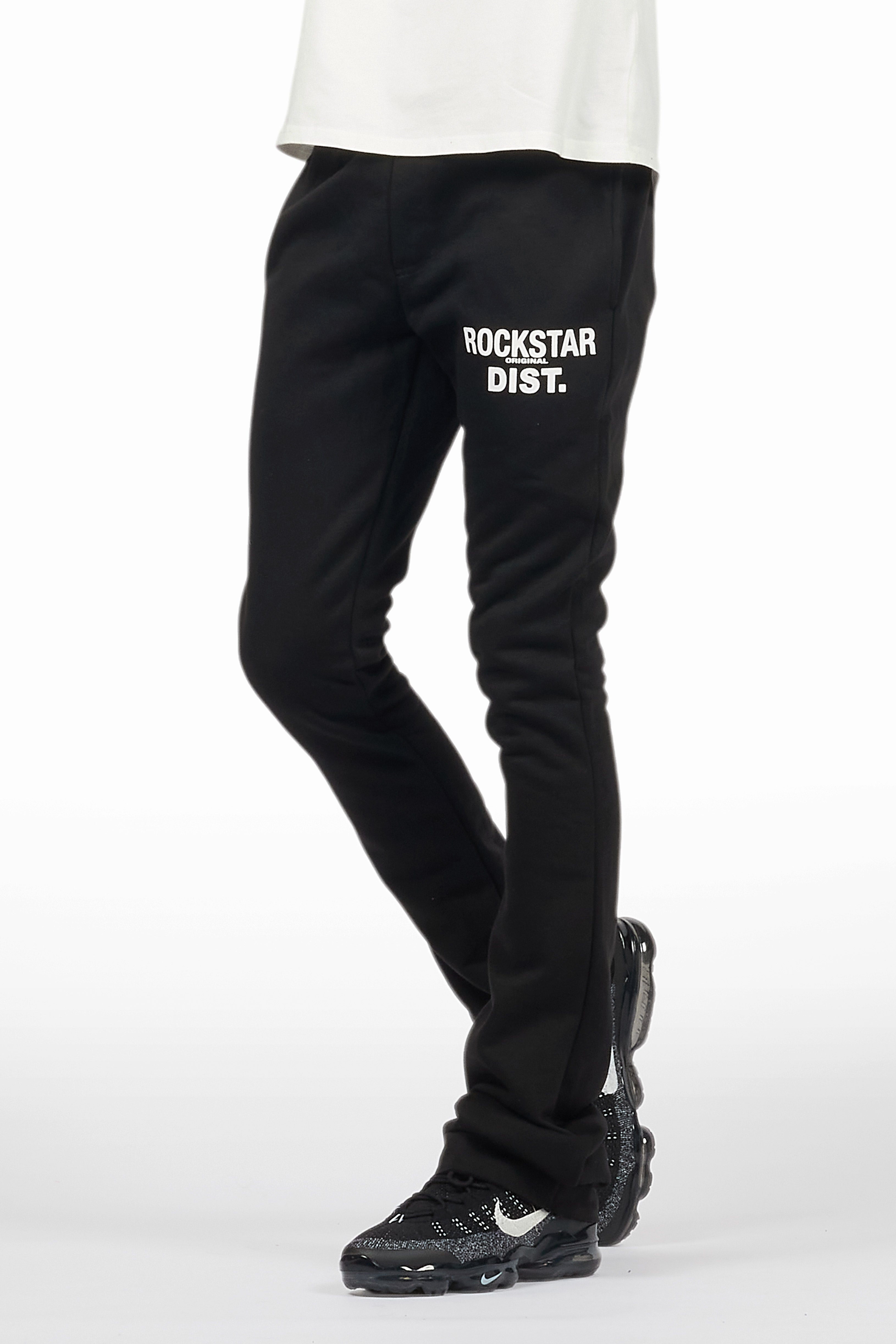 Alpine Black Stacked Flare Pant