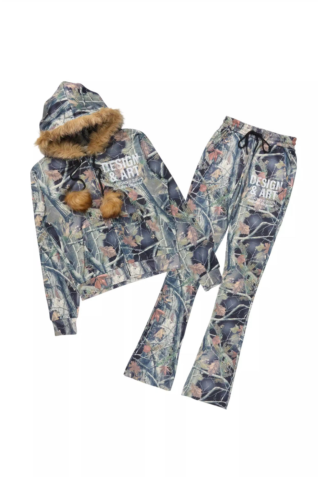 Benita Black Tree Camo Super Stacked Trackset