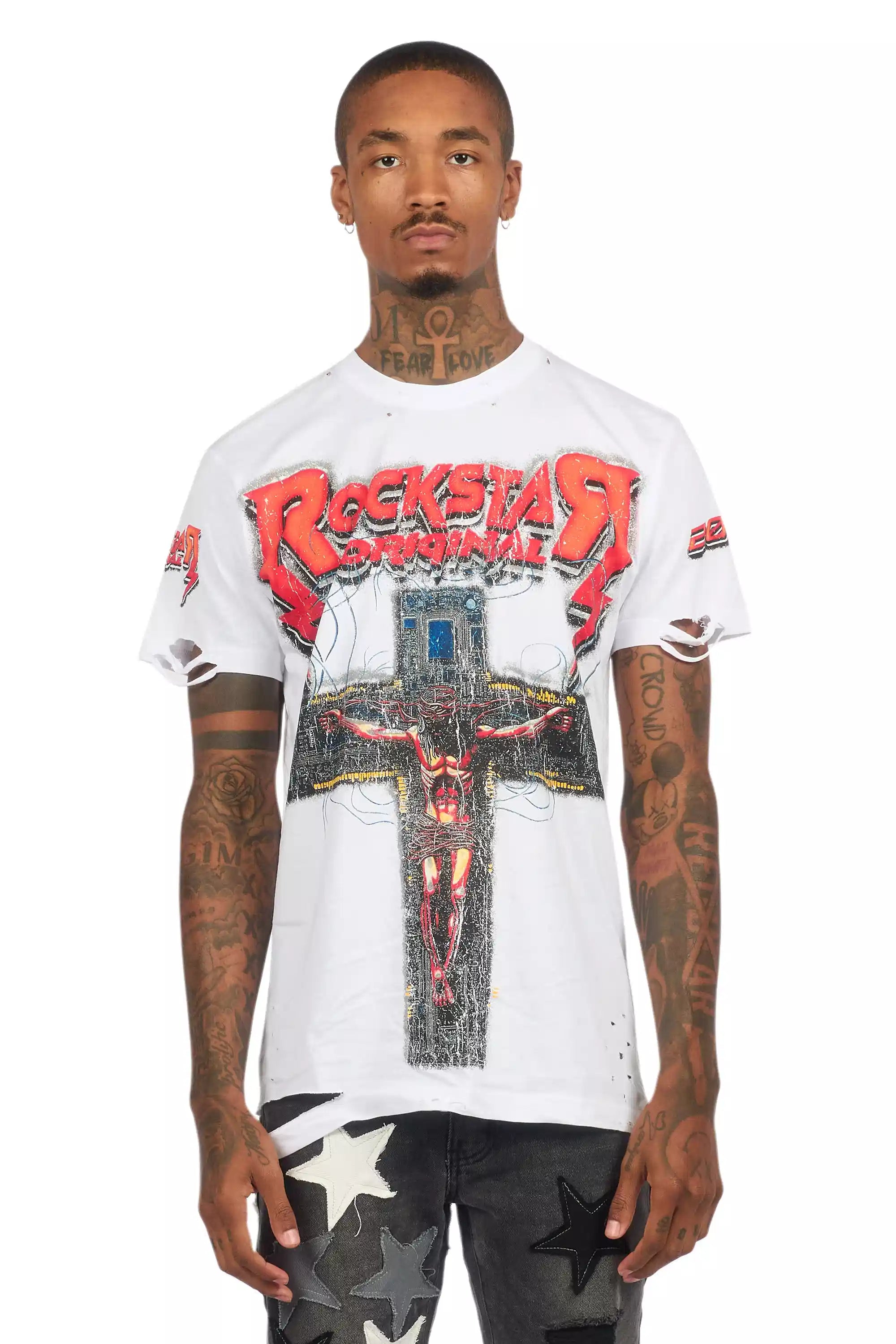 Javion White Graphic T-Shirt