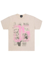 Kammile Beige Rhinestone T-Shirt