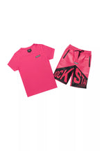Boys Zayn Pink Graphic Short Set