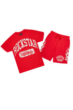 Members Red T-Shirt/Short Set
