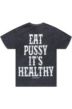 Posse Vintage Black Distressed Oversized T-Shirt