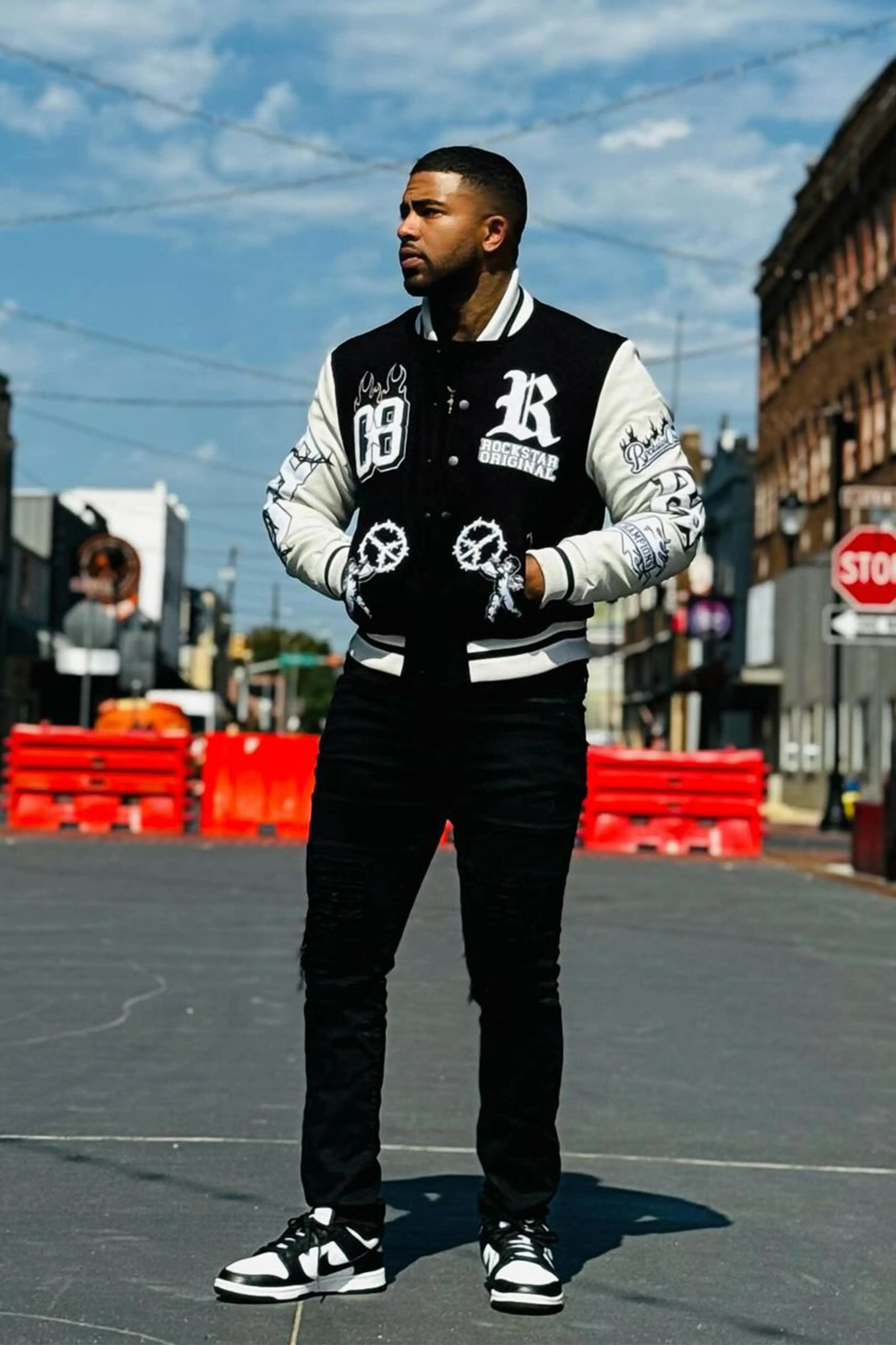 Rune Black Varsity Jacket