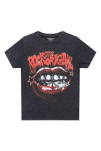 Boys Kaizen Vintage Black Graphic T-Shirt