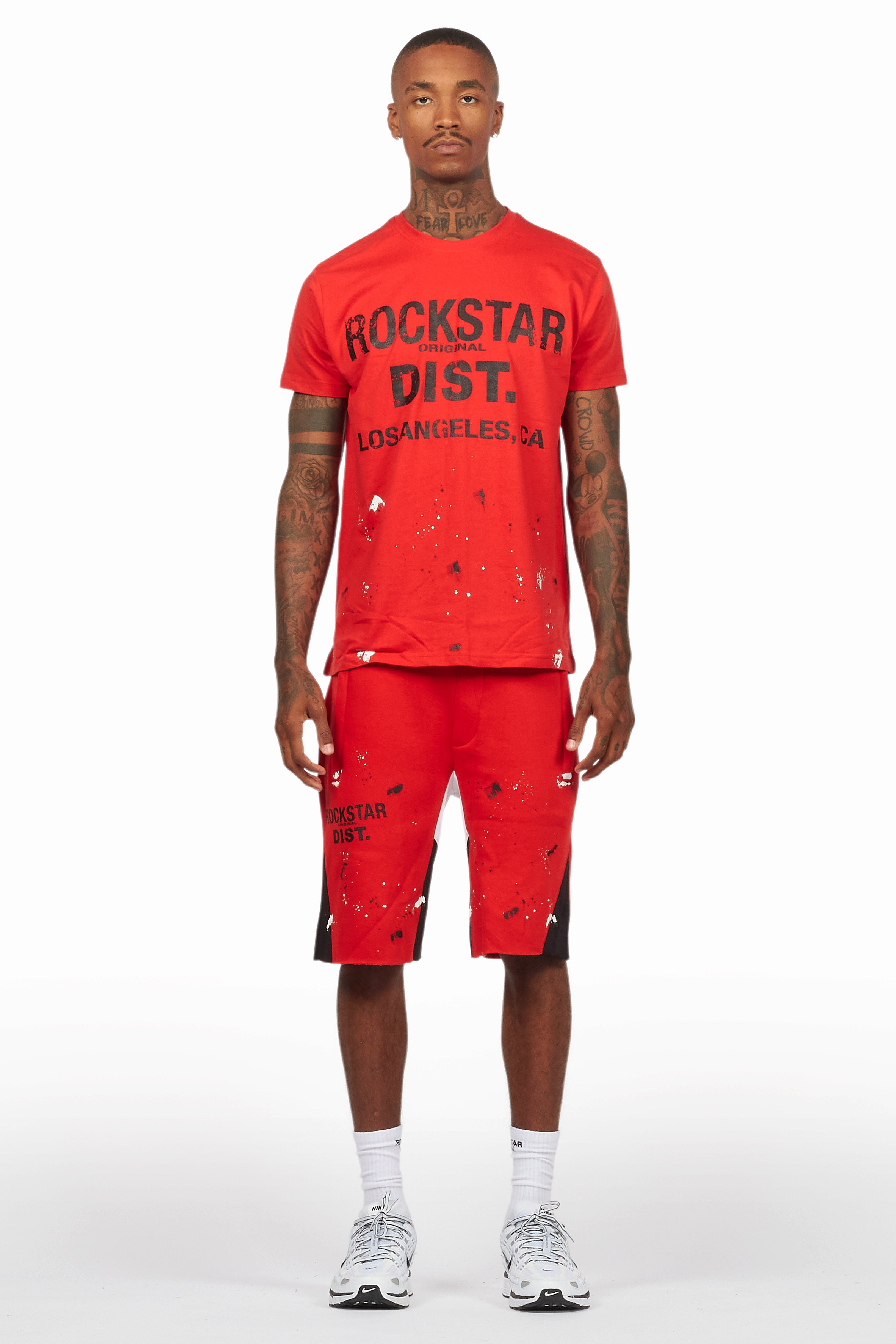 Scottie Red Painter T-Shirt/Short Set