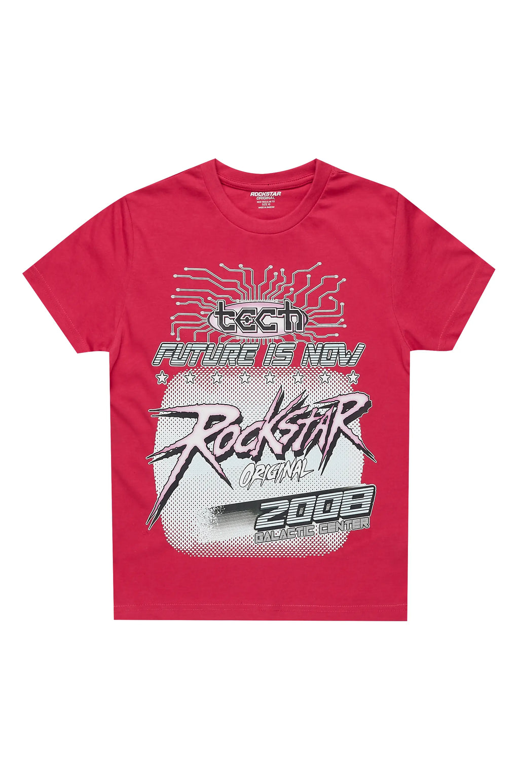 Girls Ameya Fuchsia Graphic T-Shirt