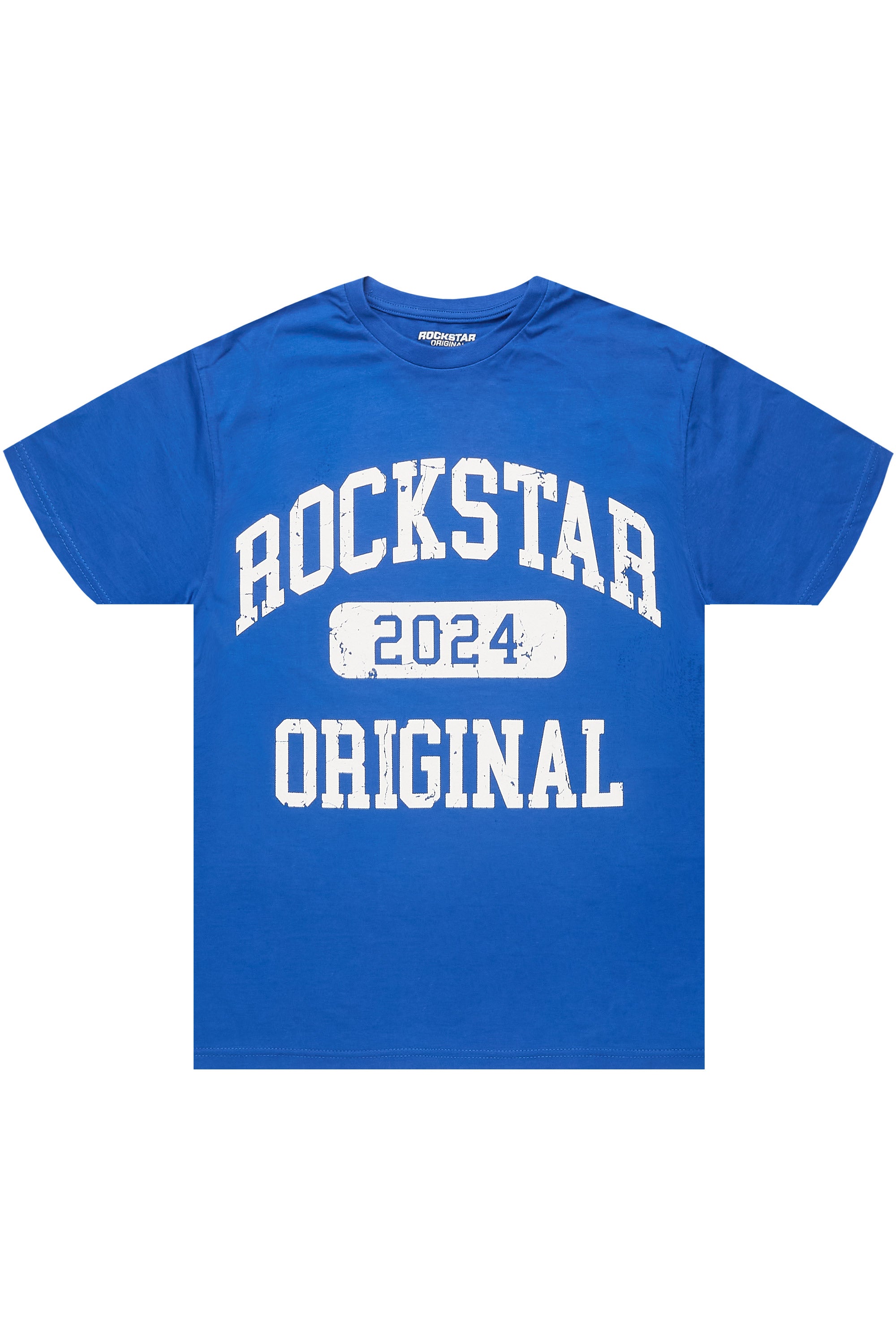 Myesha Royal Blue Oversized T-Shirt