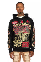 Deangelo Black/Red Graphic Hoodie