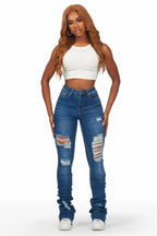 Cielo Dark Wash Super Stacked Jean