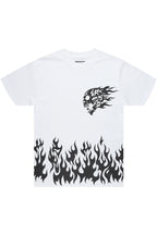 Bubble White/Black Oversized Graphic T-Shirt