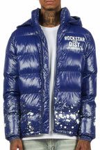 Raffer Navy Heavy Puffer Jacket