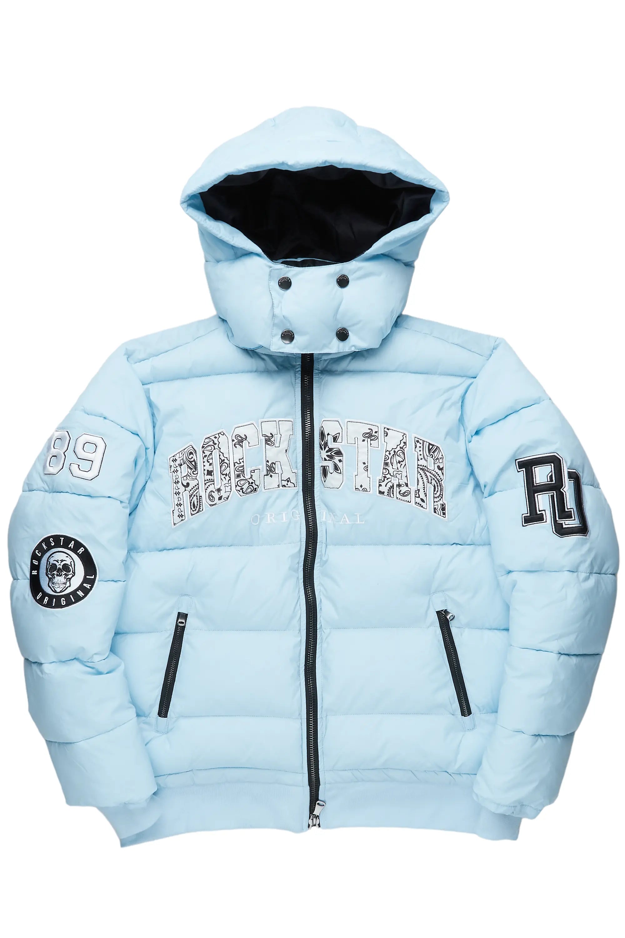 Bronx Baby Blue Heavy Puffer Jacket
