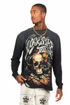 Anby Black Long Sleeve Graphic T-Shirt