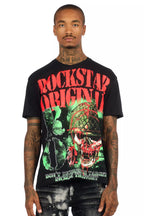 Kilshot Romance 2.0 Black Oversized Graphic T-Shirt