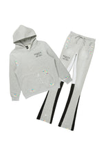 Rockstar Art Dist. Heather Grey Hoodie/Stacked Flare Set