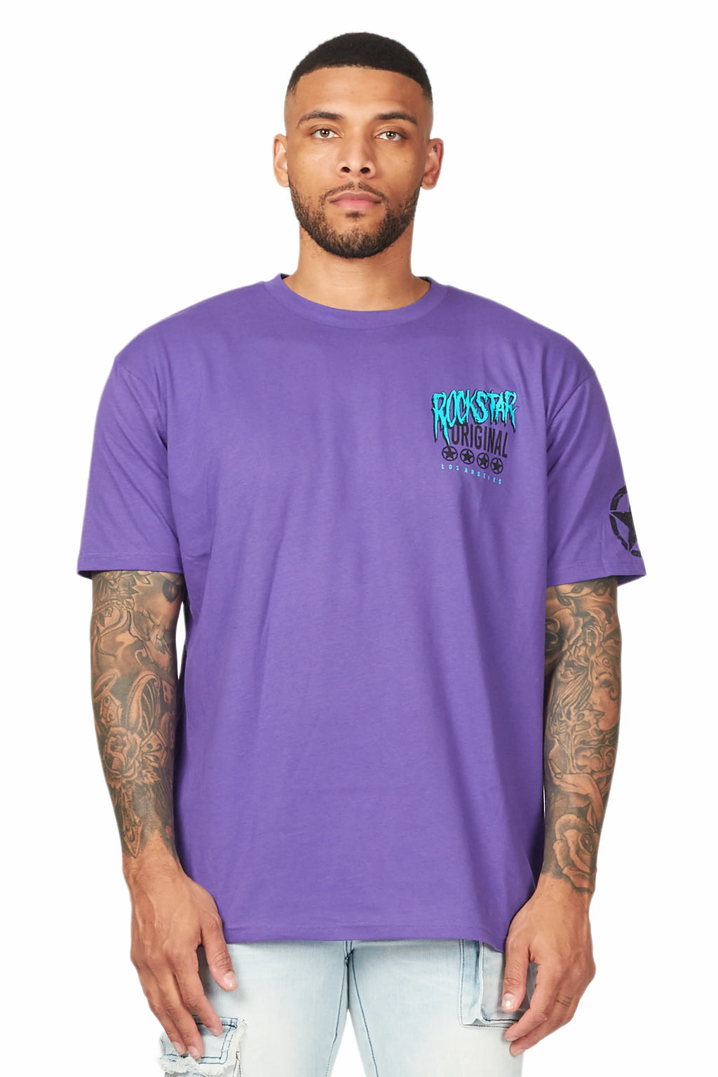 Wizzurd Purple Graphic T-Shirt